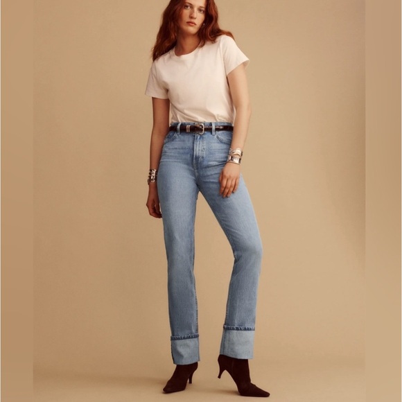 Reformation Denim - NEW Reformation Banyan High Rise Straight Jeans SZ 24